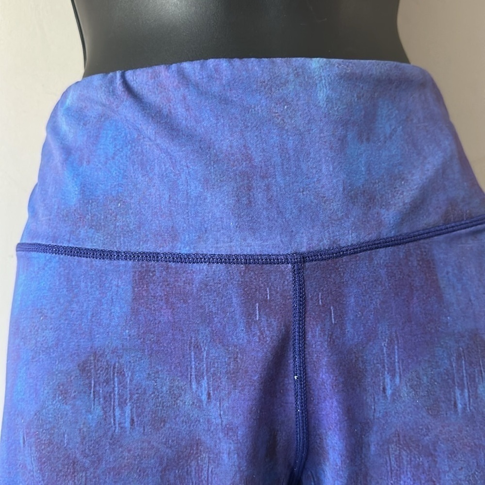 Ongasoft Colorful Abstract Print yoga Leggings medium - Picture 4 of 10